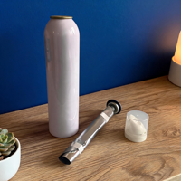 Bombe aérosol vide en aluminium multicolore avec impression offset, personnalisable pour parfums, sprays corporels et produits cosmétiques
