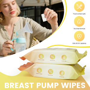 <span class=keywords><strong>Salviette</strong></span> per la Pulizia del Tiralatte 100% Biodegradabili e Compostabili, Portatili per Uso Quotidiano all'Aperto - Product Image 3