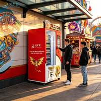 Distributeur automatique de cartes à collectionner Combo : Distributeur de cartes de jeu en boîte mystère avec élévateur