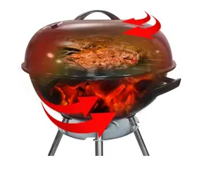 Bouilloire à charbon de bois noir <span class=keywords><strong>Barbecue</strong></span> <span class=keywords><strong>Barbecue</strong></span> <span class=keywords><strong>Barbecue</strong></span> extérieur <span class=keywords><strong>Barbecue</strong></span> Poêle Portable <span class=keywords><strong>Barbecue</strong></span> Rack en vente - Product Image 4