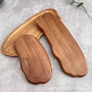 Bandeja de madera de acacia Autonomy con forma de nube, diseño irregular para servir postres, café, té, uso doméstico, ocasiones de cumpleaños - Product Image 2