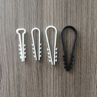 Serre-câbles en nylon à barbelures en forme de U et de T, clips en plastique pour câbles, boucles de fixation épaissies pour câbles de chauffage au sol, en stock