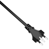Câble d'alimentation Linsheng de haute qualité avec prise suisse 10A 250V, câble à trois broches rondes pour prises standard suisses