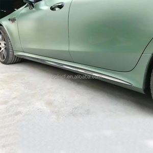 Jupe Latérale Lèvre Séparateur de Caisse en Fibre de Carbone Réelle pour <span class=keywords><strong>Mercedes</strong></span> <span class=keywords><strong>Benz</strong></span> <span class=keywords><strong>AMG</strong></span> GT63 <span class=keywords><strong>GT63S</strong></span> 4 Portes 2019-2023 Kit Carrosserie - Product Image 5