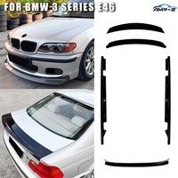 Kit carrosserie AMP-Z pour BMW Série 3 E46 : Lame de pare-chocs avant, jupes latérales, aileron arrière, diffuseur arrière en ABS