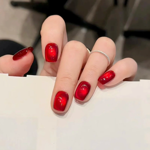 Nouveaux <span class=keywords><strong>ongles</strong></span> en ABS <span class=keywords><strong>avec</strong></span> motif de dessin animé, 24 pièces/boîte, moyens/longs, carrés, couvrants, pré-collés, à presser - Product Image 2