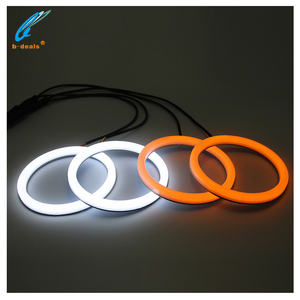 วงแหวนไฟ LED แบบ Halo สำหรับ <span class=keywords><strong>Audi</strong></span> A4 B6 ปี 2000 - <span class=keywords><strong>2006</strong></span> ไฟวงแหวน LED สองสี - Product Image 2