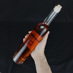 Bouteille de whisky en verre soufflé à la main de 500 ml, narguilé, bleu impérial, bouteille de whisky de qualité supérieure - Product Image 2