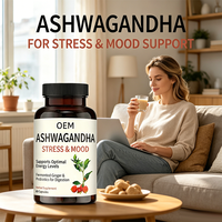 Capsules d'Ashwagandha 1500mg, complément alimentaire pour la concentration, la santé immunitaire et l'humeur, extrait de racine d'Ashwagandha en capsules