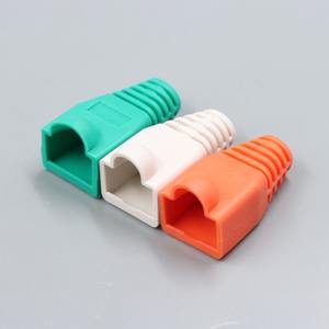 RJ45 RJ 45 connecteur de <span class=keywords><strong>prise</strong></span> botte de protection Cat5 Cat5e Cat6 Cat6a capuchon réseau <span class=keywords><strong>Internet</strong></span> câble <span class=keywords><strong>prise</strong></span> caoutchouc anti-traction bottes rouge - Product Image 1