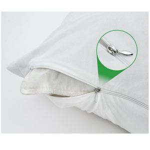 Lot de 2 protège-oreillers à fermeture éclair en jersey viscose et rayonne de bambou 100% - Product Image 1