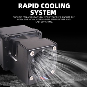 Module de lentille de projecteur laser bi-LED mini M5-11,5 pouces 52W 6000K blanc, installation facile, feux de croisement et de route pour phare de voiture - Product Image 5