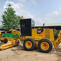 Niveleuse à moteur CAT 140K d'occasion de bonne qualité, niveleuse Caterpillar 140 Series d'origine, machine de nivellement de route en stock