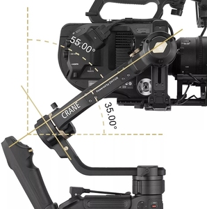 ZHIYUN <span class=keywords><strong>Crane</strong></span> <span class=keywords><strong>3S</strong></span> 3 axes caméra cardan stabilisateur portable prise en charge 6.5KG DSLR caméscope caméras vidéo pour Nikon Canon Sony - Product Image 5