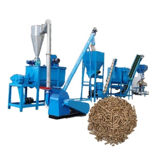 Nueva Línea de Producción de Pellets de Biomasa 2026, la Más Vendida, con Motor de 220V, Procesamiento de Aserrín y Cáscara de Arroz, Transportador de Tornillo - Product Image 1