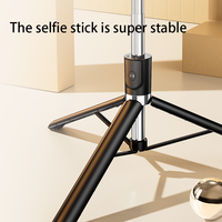 Alles In Één Draagbare Statief Selfiestick Met Afstandsbediening Telescopische Telefoon Zelfstick
