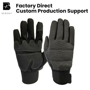 Premium Split Finger Unisex Winter Outdoor <strong>Gloves</strong> OEM Acceptable Touchscreen Fingertip Palm Patch Spandex Tape Cuff Non-Slip - Product Image 1