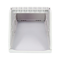 Soporte de papel de etiquetas de rollo de plástico externo para impresora térmica de código de barras de escritorio soporte de papel de etiquetas