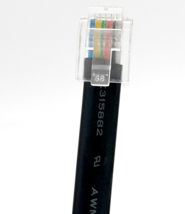 Câble téléphonique modulaire plat bas quantité minimale <span class=keywords><strong>de</strong></span> commande rj12 6p6c ul20251 pour climatiseur - Product Image 3