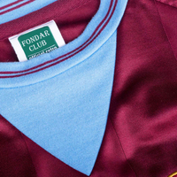 Maßgefertigte Fußballuniform Herren Fußballtrikot OEM Wärmeübertragung Umweltfreundlicher DLP-Druck Atmungsaktive Team-Sportbekleidung Villa 1984