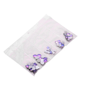 Ensemble de strass pour ongles à fond plat, 14 motifs, décorations d'art d'ongles DIY scintillantes, emballage 12 compartiments - Product Image 4