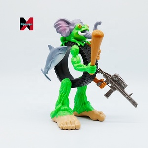 Cross Border New Shan Hai Jing Monster Tire Elefante Figura construible AI Modelo Decoración de escritorio Coleccionable al por mayor - Product Image 2