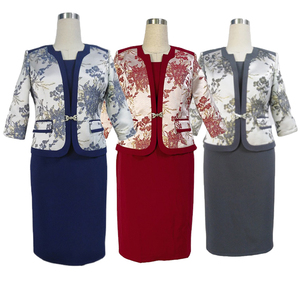 Conjuntos de Ropa Africana de Invierno para Mujer, Conjuntos de Abrigos para Mujer Talla Grande con Vestidos 2022, Traje de Iglesia para Dama - Product Image 6