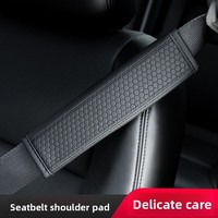 Housse de protection pour ceinture de sécurité de voiture en polyester à motif cellulaire gaufré, commerce transfrontalier