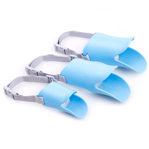 Gran oferta, <span class=keywords><strong>bozal</strong></span> para <span class=keywords><strong>perro</strong></span>, cubierta de boca de silicona de <span class=keywords><strong>pato</strong></span> suave con correa ajustable para perros pequeños y medianos para evitar mordeduras de ladridos - Product Image 2