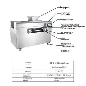 Máquina Automática para Dar Forma a Galletas Finas de Sésamo, que Crea Galletas Similares a las de la Marca 'White Lovers' y Obleas de Almendras - Product Image 3