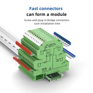 Module de relais de contact électromagnétique MRC-25A61Z24, entrée 24VAC DC, sortie 6A 250VAC 30VDC 1CO 1NO1NC, connexion par vis sur rail DIN pour PLC - Product Image 4
