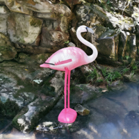 Décoy de chasse réaliste pour oiseaux aquatiques rose, finition mate anti-reflet, résistant aux UV, base lestée, directement de l'usine