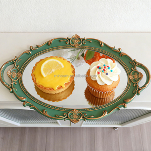 Vintage <strong>Mirror</strong> <strong>Tray</strong> Ins Style Living Room Decoration Ornament Aromatherapy Jewelry Display <strong>Mirror</strong> Storage <strong>Tray</strong> - Product Image 5