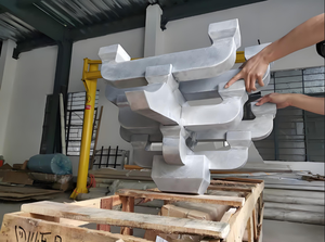 Supports décoratifs en aluminium ignifuges rectangulaires pour arche, style architectural chinois, pour le temple de Shaoxin - Product Image 3