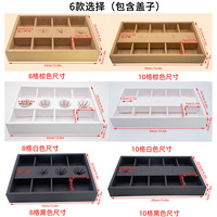 Caja contenedor de picnic de papel biodegradable con rejillas