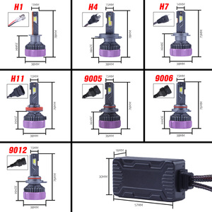 หลอดไฟหน้า LED รุ่นล่าสุดปี 2026 กำลังไฟ 220W ความสว่าง 40000LM พร้อมระบบระบายความร้อนด้วยท่อทองแดง 3 เส้น รองรับหลอด H1 H4 H7 H11 9005 9006 สำหรับรถยนต์ - Product Image 5