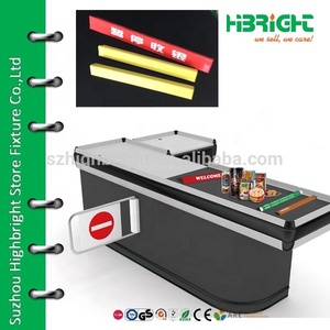 Mostrador de Caja <span class=keywords><strong>en</strong></span> Forma de <span class=keywords><strong>U</strong></span> de Doble Cara para Supermercados, Centros Comerciales y Tiendas Minoristas - Product Image 4