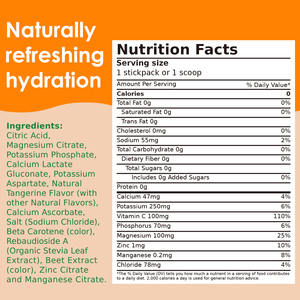 Polvo Electrolítico con Vitamina C y Zinc, Mezcla para Bebida Sabor Naranja Cero Calorías, 6 Electrolitos Esenciales para Hidratación y Recuperación - Product Image 5