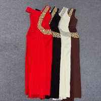 Robe moulante élégante pour femme à taille haute avec strass et rubans, idéale pour les soirées et les fêtes