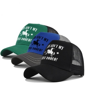 Vente chaude Imprimé Casquettes De Baseball Sérigraphie Maille Snapback Imprimé Casquettes De Camionneur Logo Personnalisé Unisexe Casquettes De Baseball - Product Image 2