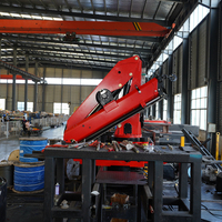 Mini-grue articulée portable de 8 tonnes, grue à bras articulé pliable avec télécommande sans fil