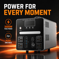 Estación de Energía Portátil OEM de Onda Sinusoidal Pura de 1280Wh con Tomas de Corriente Alterna y USB C PD65W para Exteriores y Energía de Respaldo