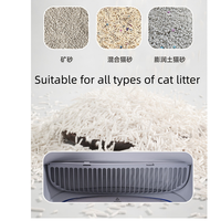 Bac à litière automatique OEM/ODM pour chat, nettoyage automatique, dessus ouvert, élimination des odeurs, avec contrôle par application, pour chats de grande taille