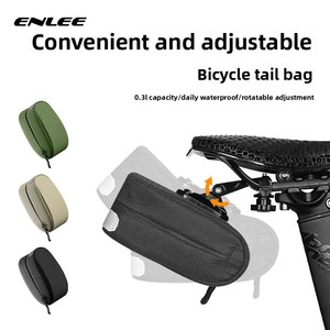 Bolsa Trasera de Sillín para Bicicleta de Carretera con Liberación Rápida, Soporte Ajustable, Capacidad 03L, Resistente al Agua, Embalaje en Caja, Ciclismo - Product Image 3