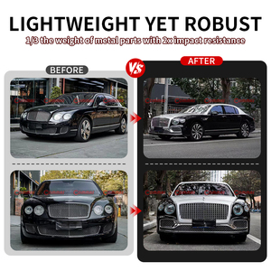 Kit de Carrocería para Bentley Flying Spur 2005-2019, Estilo 2024, Parachoques Delantero, Parrilla Principal, Guardabarros, Capó, Faros Delanteros - Product Image 2