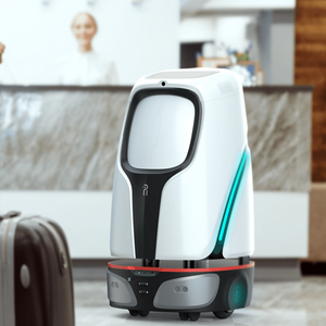 Phục Vụ Nhà hàng khách sạn dịch vụ <span class=keywords><strong>robot</strong></span> giao hàng thực phẩm chào đón Quản Gia phòng <span class=keywords><strong>Robot</strong></span> tốt khách hàng thông minh giao hàng sang trọng - Product Image 2