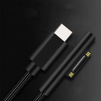 Câble de charge rapide 65W USB Type C PD pour Microsoft Surface Pro 7/6/5/4/3 Book/Book 2