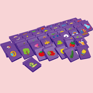 Carte Didattiche per l'Apprendimento dei Suoni Iniziali, Abbinamento Alfabeto e Animali, Gioco Educativo per Bambini in Età Prescolare - Product Image 4