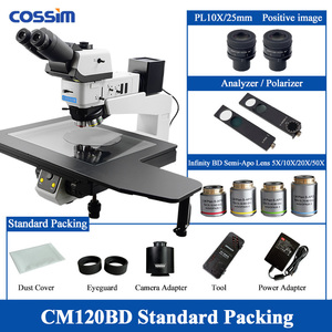 <span class=keywords><strong>Microscope</strong></span> métallographique numérique USB semi-apo <span class=keywords><strong>à</strong></span> objectif infini de 12 pouces pour pièces de travail super grandes, idéal pour l'inspection de semi-conducteurs et de FPD - Product Image 2
