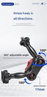 Hongdak – Poignée multifonctionnelle en alliage d'aluminium avec filetage 1/4, clip pour moniteur et éclairage d'appoint, accessoire de photographie – Vente en gros